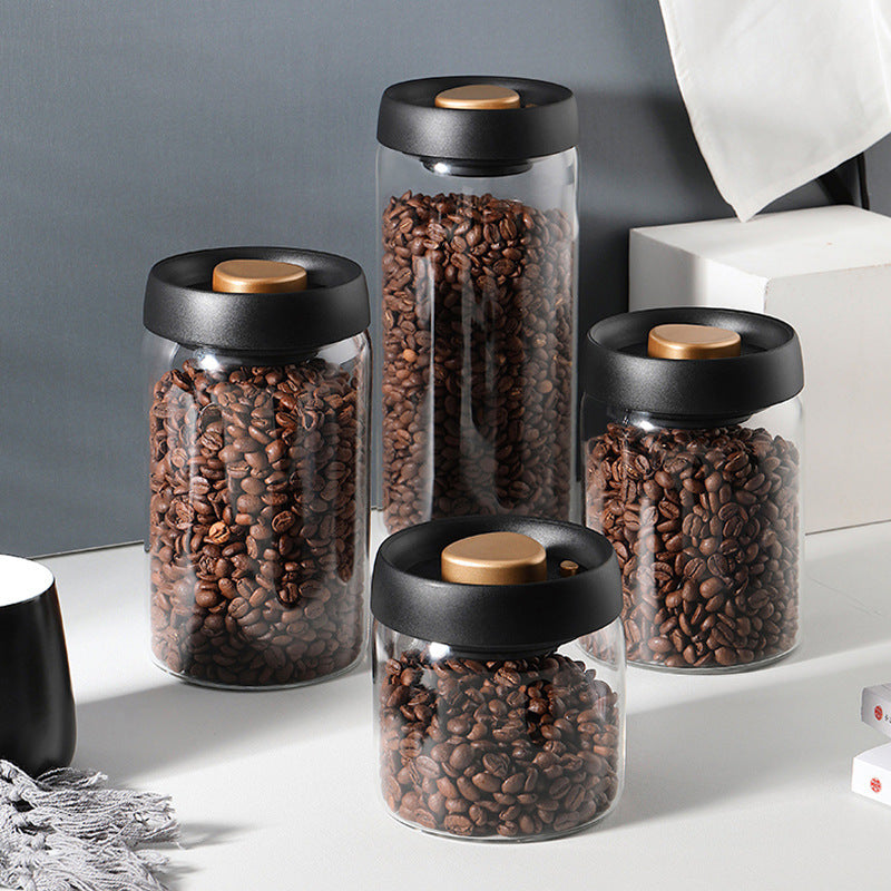Vacuum Sealed Coffee Jar