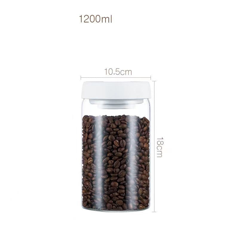 Vacuum Sealed Coffee Jar