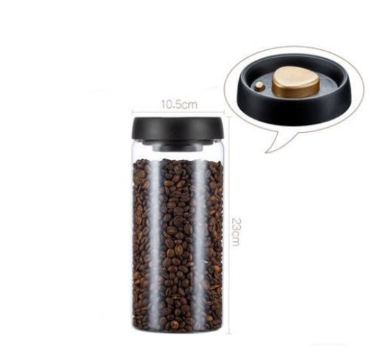 Vacuum Sealed Coffee Jar